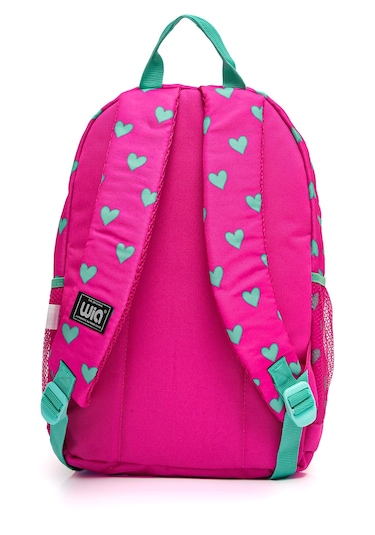 Wia Kids Kalp Desenli 4 Bölmeli Üçlü Okul Çanta Seti