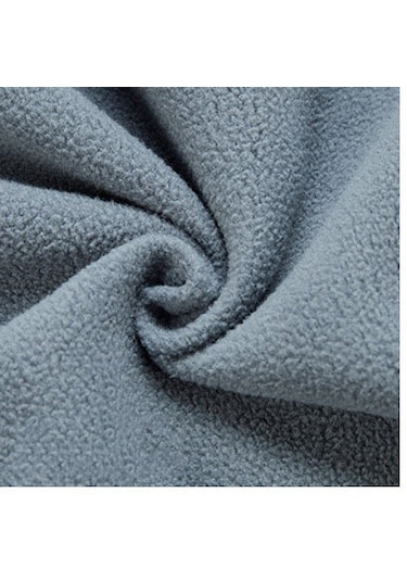 Simicg Su Geçirmez İçi Polar Sıcak Tutan Ceket - Gri