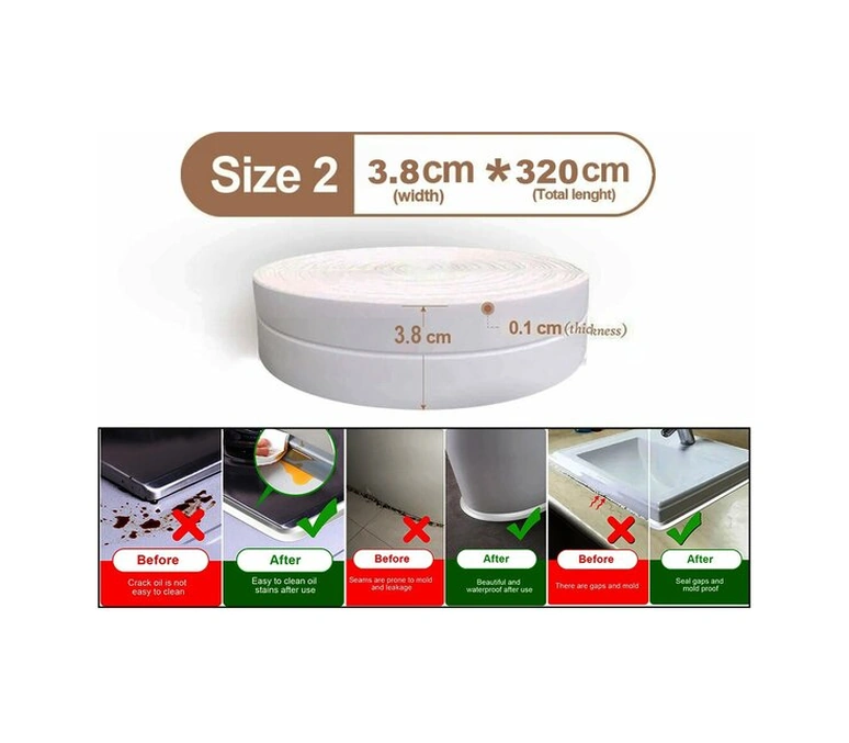 Su Sızdırmaz Bant Beyaz 3.8cmx3.2mt 4741