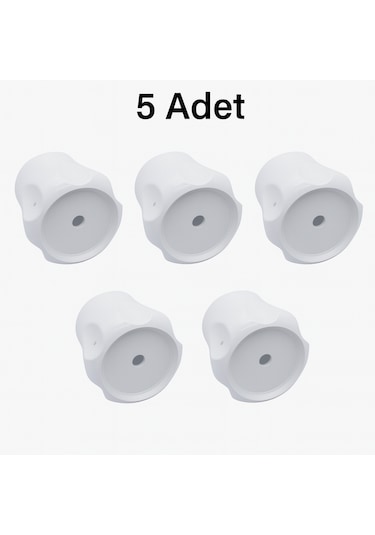 Vidalı 7 Mm - 5 Adet Radyatör Vanası Başlığı - Geniş Tip Petek Va