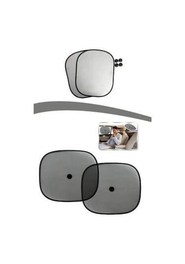 Peugeot 307 Sw Yan Cam Güneşliği Vantuzlu 2 Adet