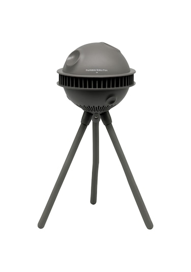 Padalink Gri Yeni Nesil Bebek Arabası Fanı - Turbin Kanatsız, 4 Hızlı, Telefon Tutucu, Usb Şarjlı, Güvenli Kullanim