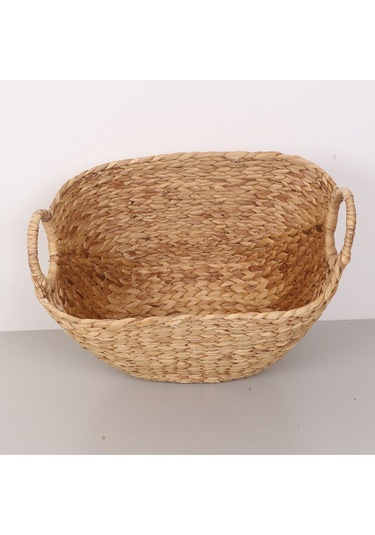 Sabad 53x32x36 Cm. Su Sümbülü Oval Sepet Bej