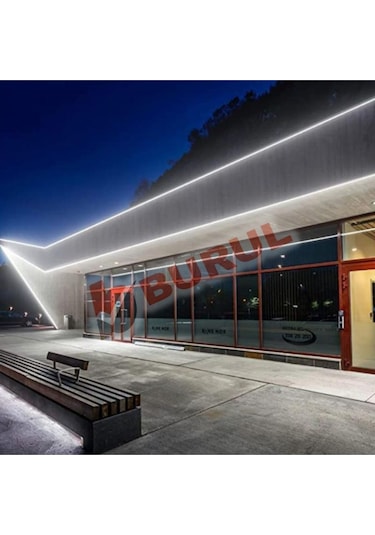 Sb-6509 20 Metre Beyaz Işık Neon Led Şerit Dış Mekan Silikonlu Esnek Dekoratif Aydınlatma 220v Fişli