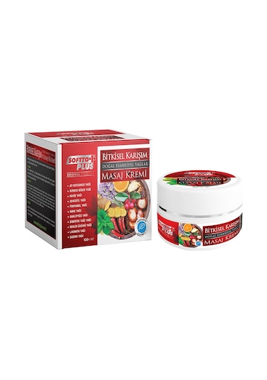 Softto Plus Bitkisel Karışım Masaj Kremi 100 ML