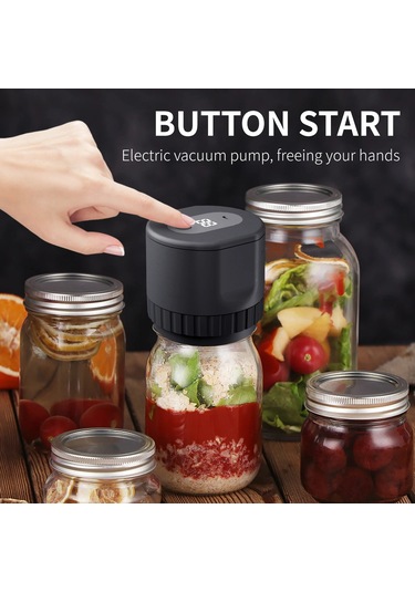 Elektrikli Şişe Vakum Kiti Gıda Depolama Ve Şişe Kapaklı Çok Renkli