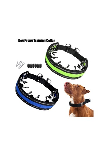 Evcil Hayvan Eğitimi Uyarıcı Zincir Yaka For S Mavi Yeşil For L Yeşil