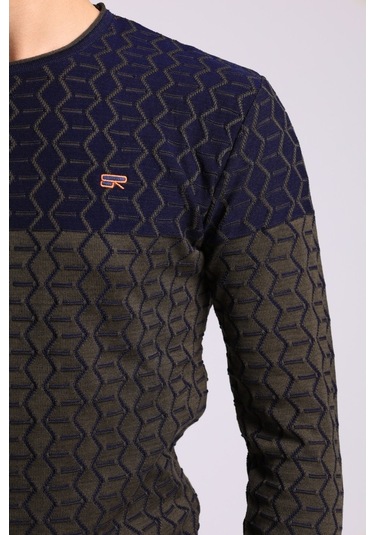 Bearraybon Erkek Triko Kazak Haki (504888425) Haki