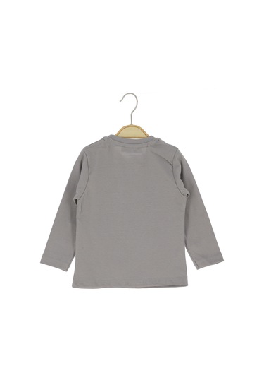 Crassi Erkek Çocuk Sweatshirt Yazılı Gri