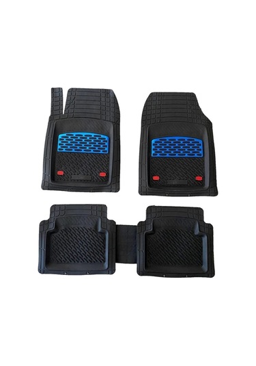 Safir Citroen C Elysee Havuzlu Universal Paspas Krom Mavi