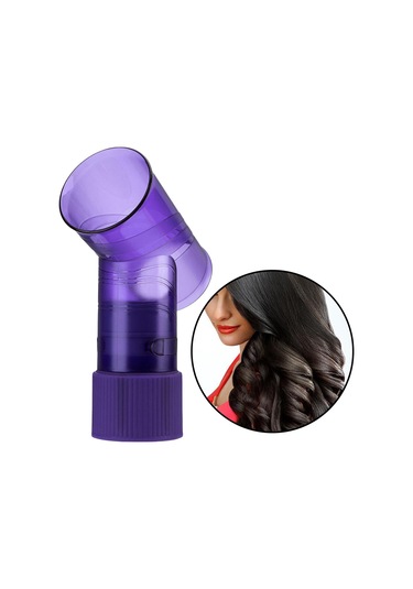 Suntek Saç Fön Makinesi Rüzgar Curl Difüzör Salon Rulo Mor