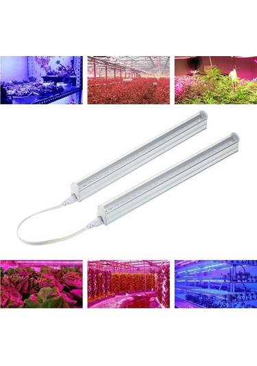 Reedark 2-pack 5w T5 Led Bitki Büyüme Şeridi, Beyaz, Led Işık Şeritleri