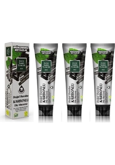 Eyüp Sabri Tuncer Doğal Bambu Aktif Karbonlu Diş Macunu 4 x 90 ML