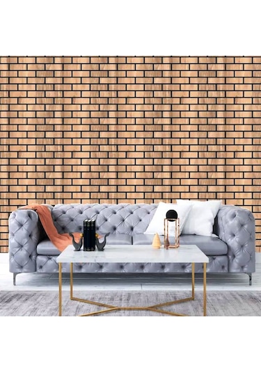 Winflex Eko Tuğla Akustik Ahşap Panel Savana Meşe