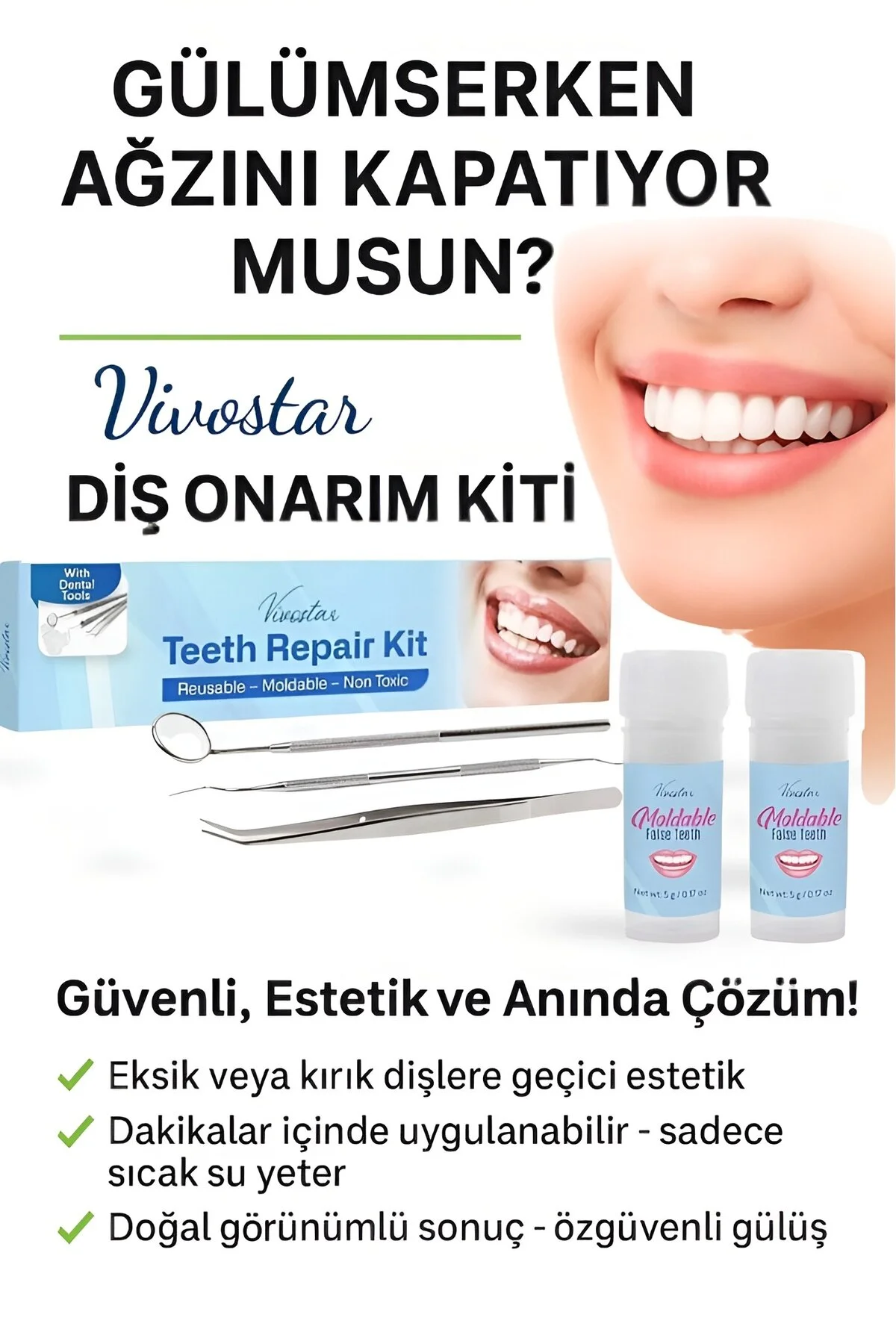 Moldable Diş Onarım Kiti
