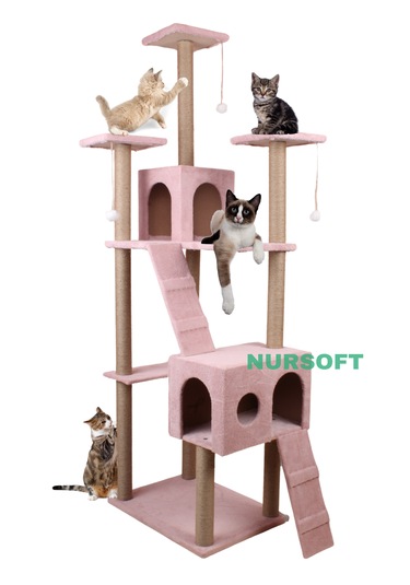 Nursoft Cat City- Rezidans Kedi Tırmalama Evi