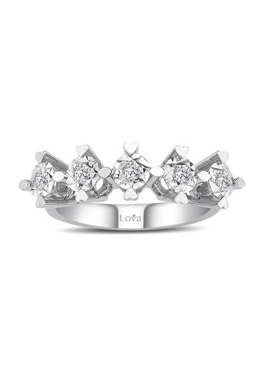 Lova 1,50 Karat Efektli Pırlanta Beştaş Yüzük - 1070110