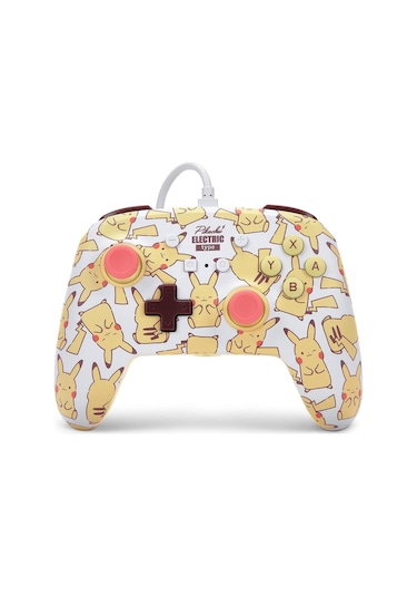 Nintendo Switch Kablolu Oyun Kolu Lisanslı Pikachu Blush