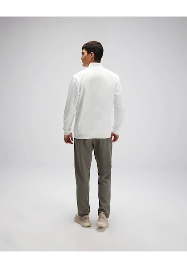 Ellesse Yarım Fermuarlı Beyaz Erkek Sweatshirt Em580 Beyaz Ellesse Yarım Fermuarlı Beyaz Erkek Sweatshirt Em580 Beyaz