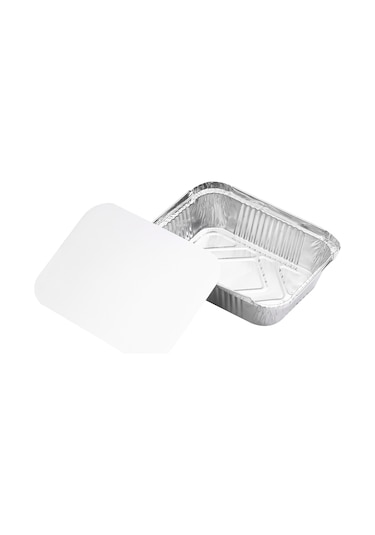 Xindoker 750ml Alüminyum Folyo Kutu, Kapaklı Tek Kullandım, Fırın/grill/ulaşım Uygun, Leakproof, 20 Adet Paket Çok Renkli