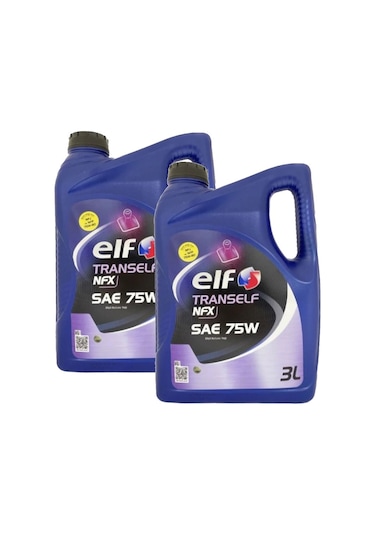 Elf Tranself Nfx Sae 75W Yarı Sentetik Şanzıman Yağı 2 x 3 L