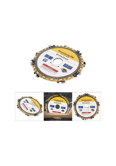 Singree 125mm Açımlı Taşlama Zincir Diski - Ahşap, Levha, Metal Kesim Ve Zımpara İçin Uyumlu Değiştirme Aksesuarı 22mm Çap