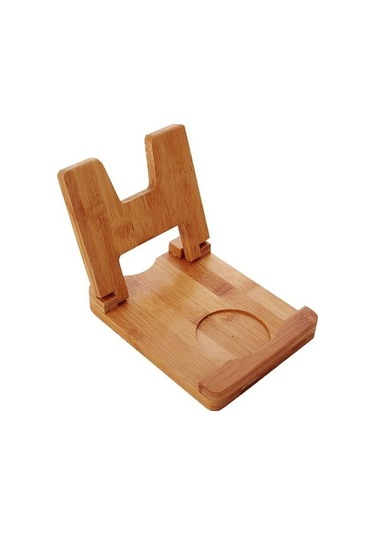 Pazly Çevre Dostu Bambu Pot Tutucu Kapak Tutucu, Mutfak Eşyası Rafı, Drenaj Tavası, Bambu Malzeme, 17x13.5x14cm, Yeni Model Doğal