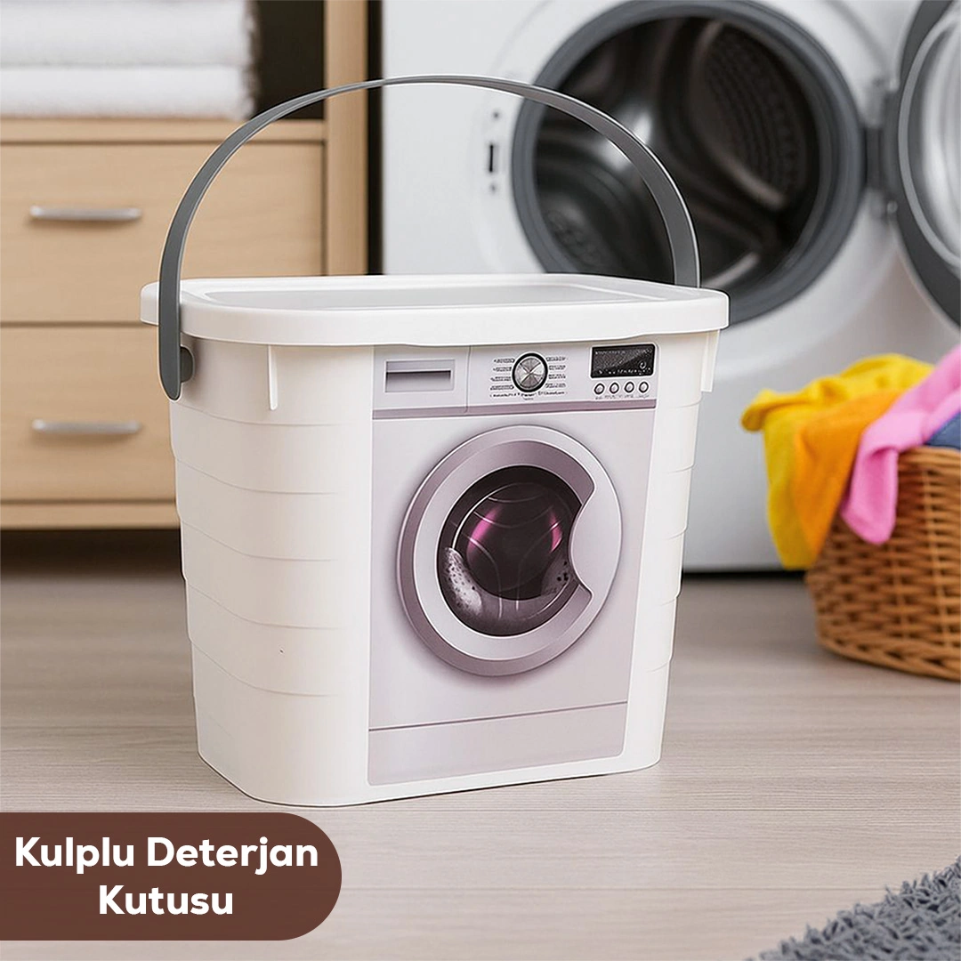 Herevin 7,3 Lt Desenli Deterjan Kutusu 219 Mm X 270 Mm X 212 Mm Beyaz