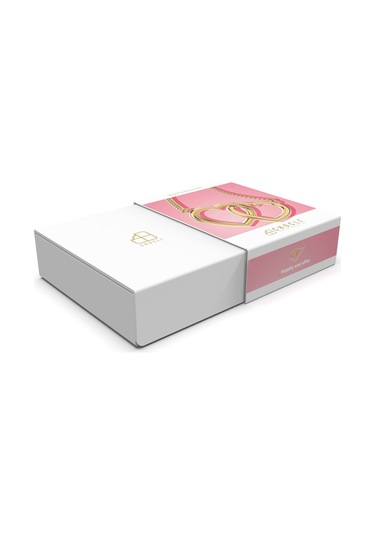 Chocli 18 Ayar Altın Kaplama Hearts Kolye Altın