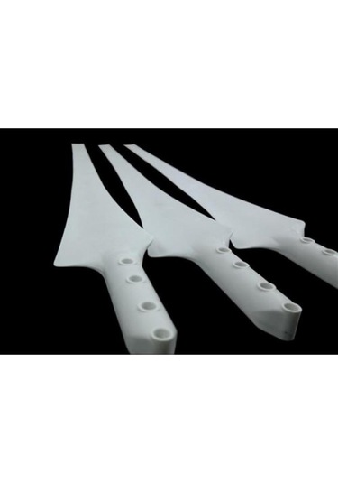 İstabreeze Kanat Seti - 107 Cm 3'lü Beyaz Kanat Seti Ø2,10m