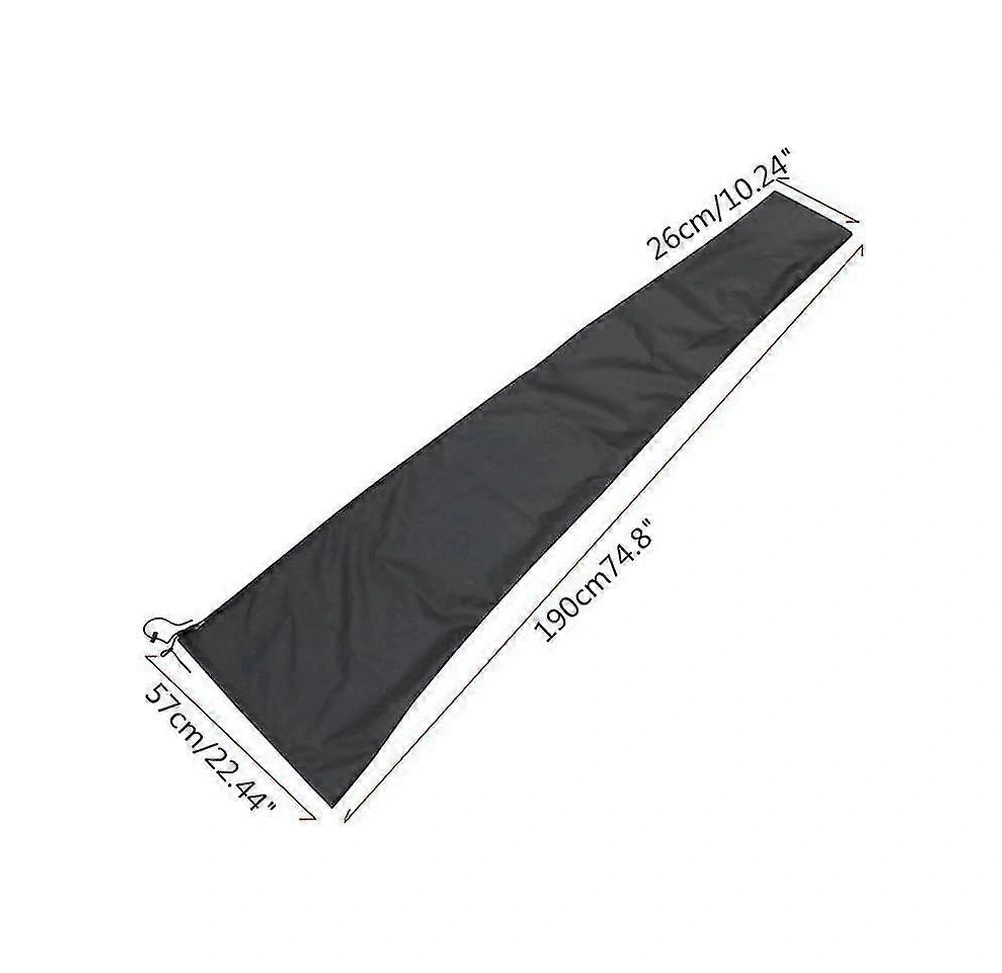 Su Geçirmez 210d Veranda Şemsiyesi Fermuarlı Kılıf Açık Hava Şemsiyesi Yağmur Kılıfı Açık Hava Şemsiyesi Düz Şemsiye Su Geçirmez Kılıf Çok Renkli