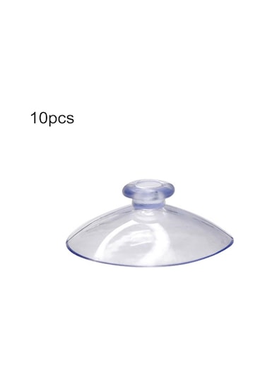 10 Adet Vakum Güçlü Vantuz Kaymaz Suckers Pedleri Cam Masa Enayi Pedleri 20mm Şeffaf