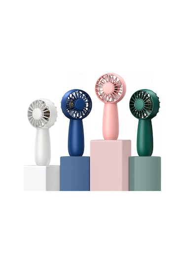 Cbtx Usb Dış Mekan Mini El Fırçasız Motor Fanı, Stil: 1200mah Mavi