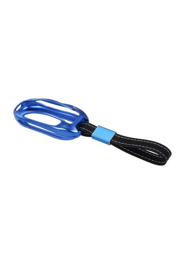 Neevoyu Tesla Model X Anahtar Kılıfı, Alüminyum Kapak, Sinyali Etkilemez, Buton Erişimi Kolay,  Paketiyle Mavi Renk