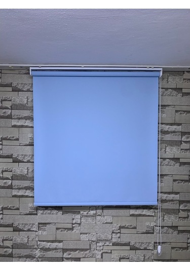 Mavi Renk Mat Stor Perde Alüminyum Kasa Tüm Ölçülerde