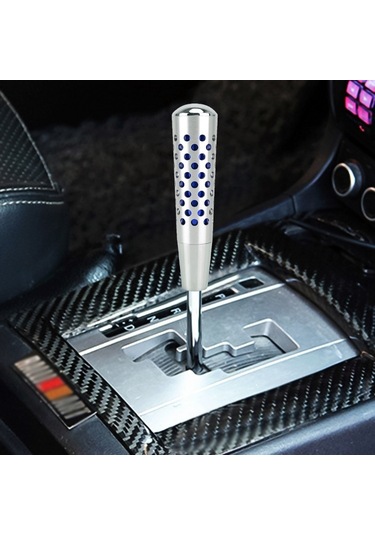 Sones Universal Araç Örgü Dişli Kafası Vites Topuzu Mavi