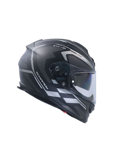 Scorpion Exo 491 Evo Kripta Kapalı Motosiklet Kaskı Mat Siyah Gümüş