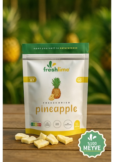 Freshlime Ananas Kuru Meyve Cipsi 25 G