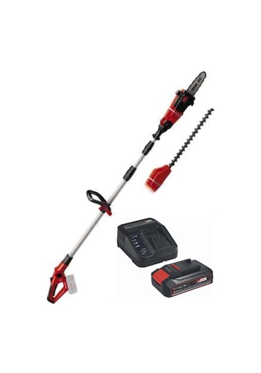 Einhell Ge-Hc 18 Li T Akülü Yüksek Dal ve Çit Budama + 1 x 2.5 Ah Starter Kit