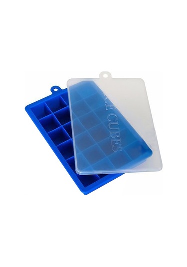 Besthome1 24 Lü Silikon Buzluk Kutusu - Isı Soğuk Dayanıklı, Kullanımı Kolay, Kapatıcı Kapağı Ve Klipsi İle Mavi Renkli Çok Ren Çok Renkli