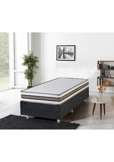 Mu&bah Retro Tek Kişilik Ortopedik Yaylı Yatak 90x190 90x190