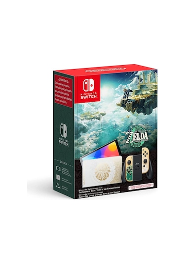 Nintendo Switch OLED Zelda Tears Of The Kingdom Edition Zelda Oyun Konsolu (İthalatçı Garantili)