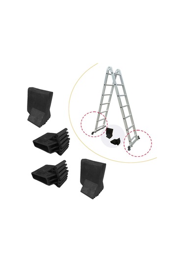 Homyl 4x Merdiven Ayak Kapakları Evrensel Kolay Kurulum