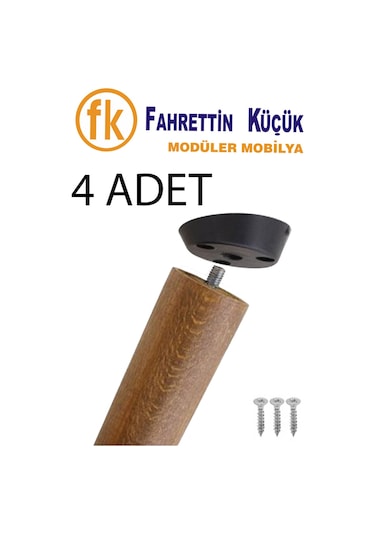 Fahrettin Küçük Mobilya Masa Sehpa Ayağı Bağlantı Aparatı Açılı Zigon Aparatı Çocuk Masası Ayak Aparatı ADPTR4 Siyah