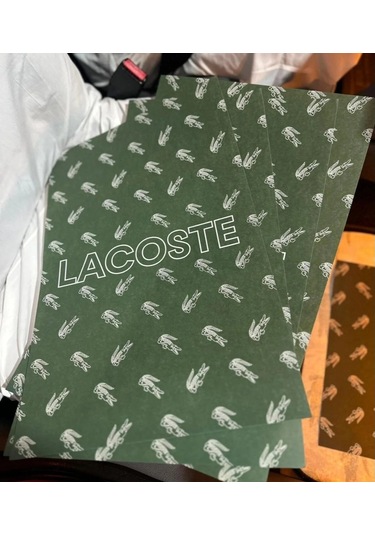 Lacost Desen Dekor Oto Paspas Kağıdı 10'lu 1.kalite Lateks
