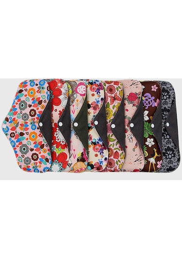 Yvonne Kadın Hijyenik Elyaf Su Geçirmez Regl Pedi Yıkanabilir Yeniden Kullanılabilir