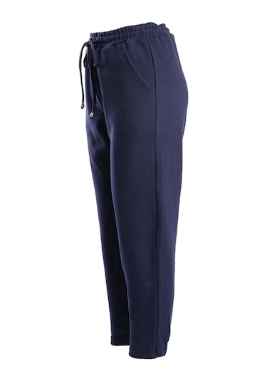 Vedi Kadın Oversize Minimalist Pantolon - Rahat & Şık Lacivert