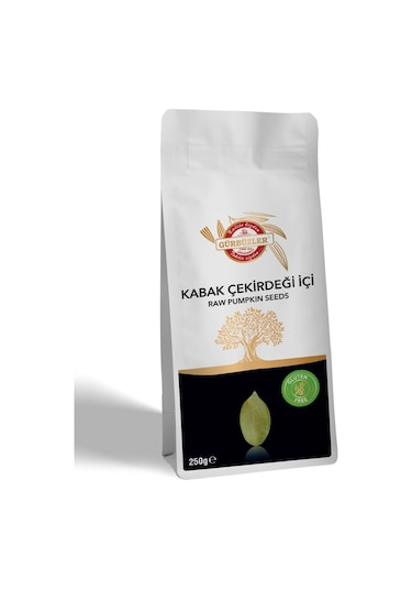 Gürbüzler Glutensiz Kabak Çekirdeği İçi Çiğ 250 G