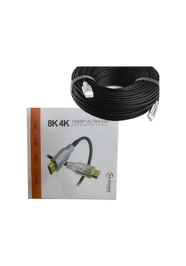 30m Hdmı Optik Kablo Ultra 8k 4k Hıgh Speed Hdmı Optik Kablo