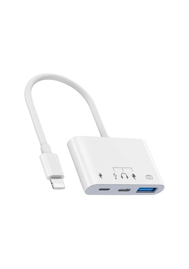 Büro Ev Ofis Cihazları İçin iOs Uyumlu usb Fonksiyonel Adaptör